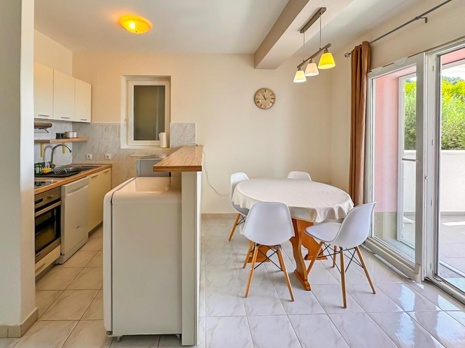 ראבץ Studio Vesna With A Terrace And Sea View מראה חיצוני תמונה